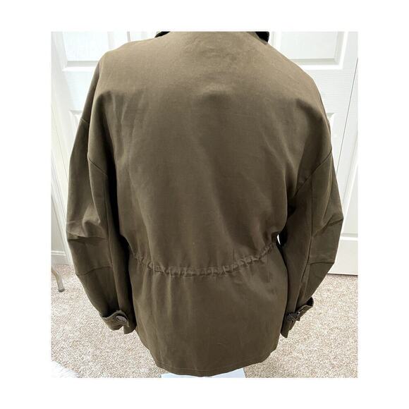 Lush (Nordstrom) Oversized Olive Jacket - Size M - Picture 3 of 11